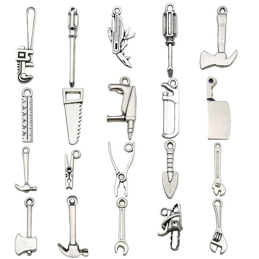 Mix 20pcs ancient silver tools series-23g-sn899