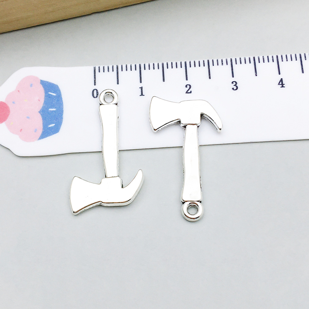 1 ancient silver ax 16*26mm