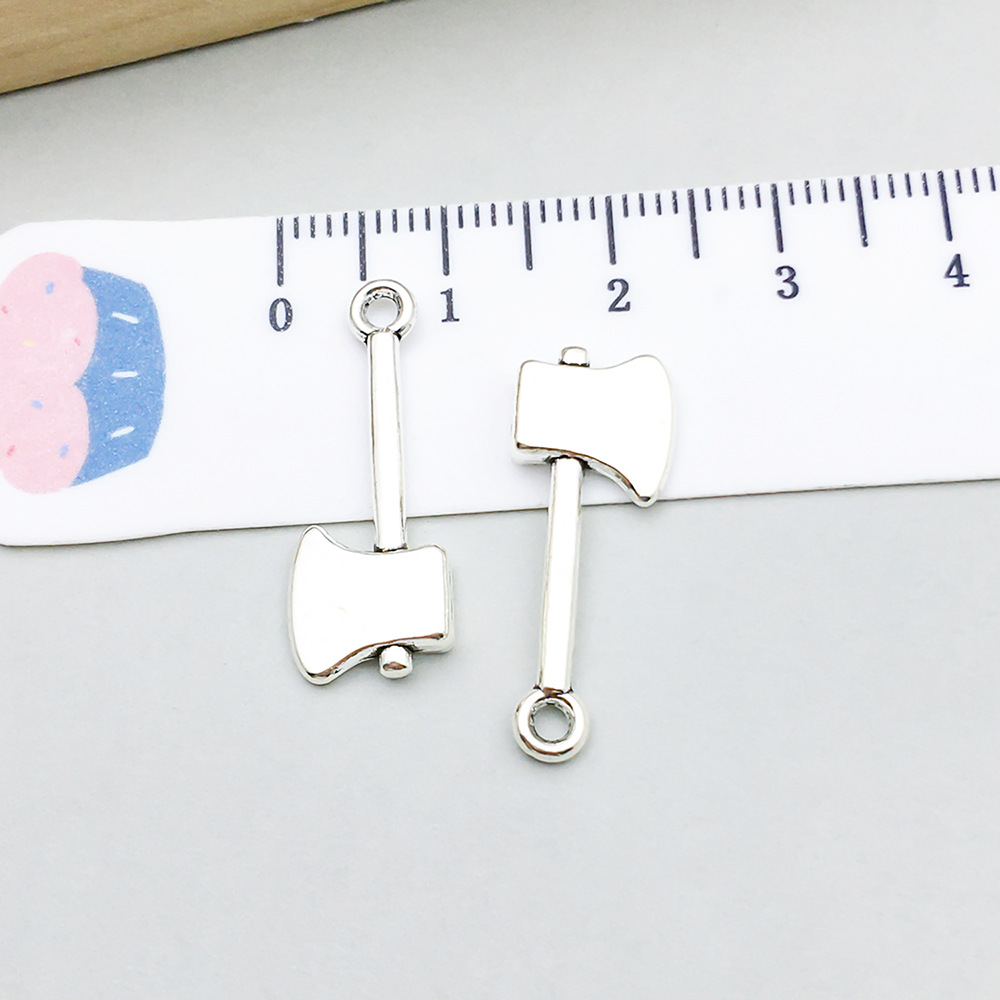 1 ancient silver ax 10*25mm