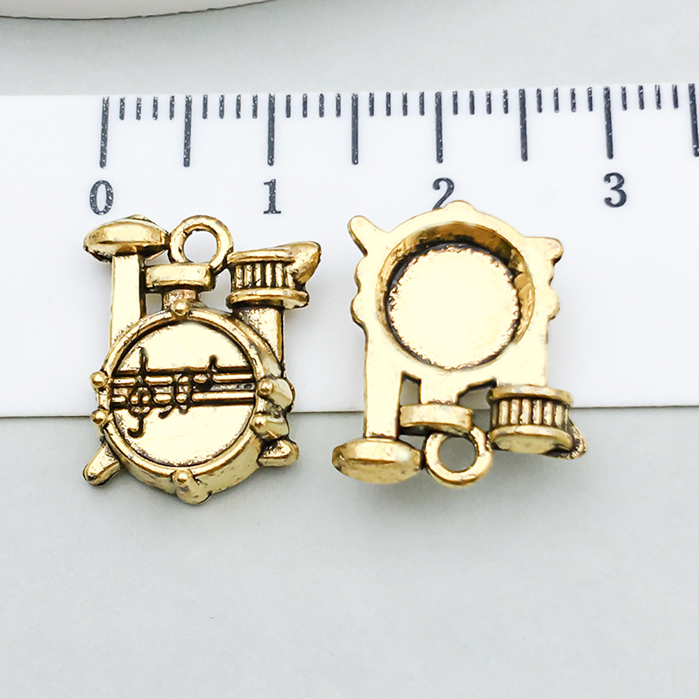 1 ancient gold drum set 13*16mm