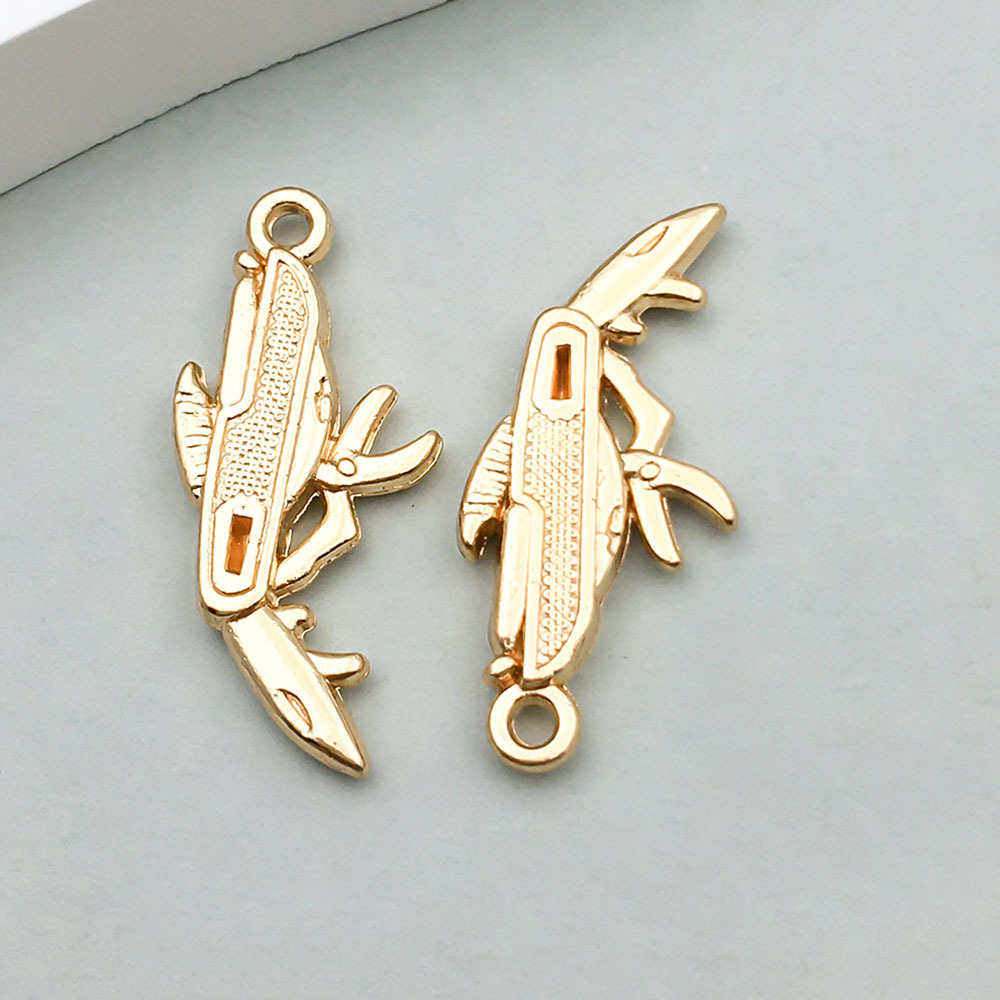 1 kc gold folding knife 25*11mm-