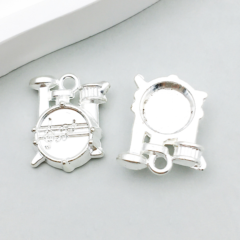 1 bright silver drum set 13*16mm-