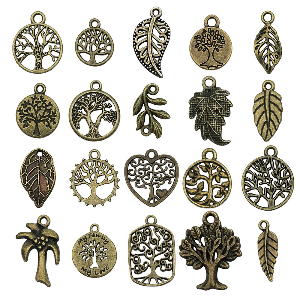 Mix 20pcs ancient green trees series