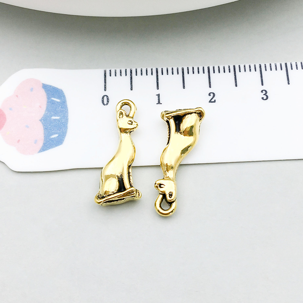 1 ancient gold cat 19*8mm-1.1g-20603