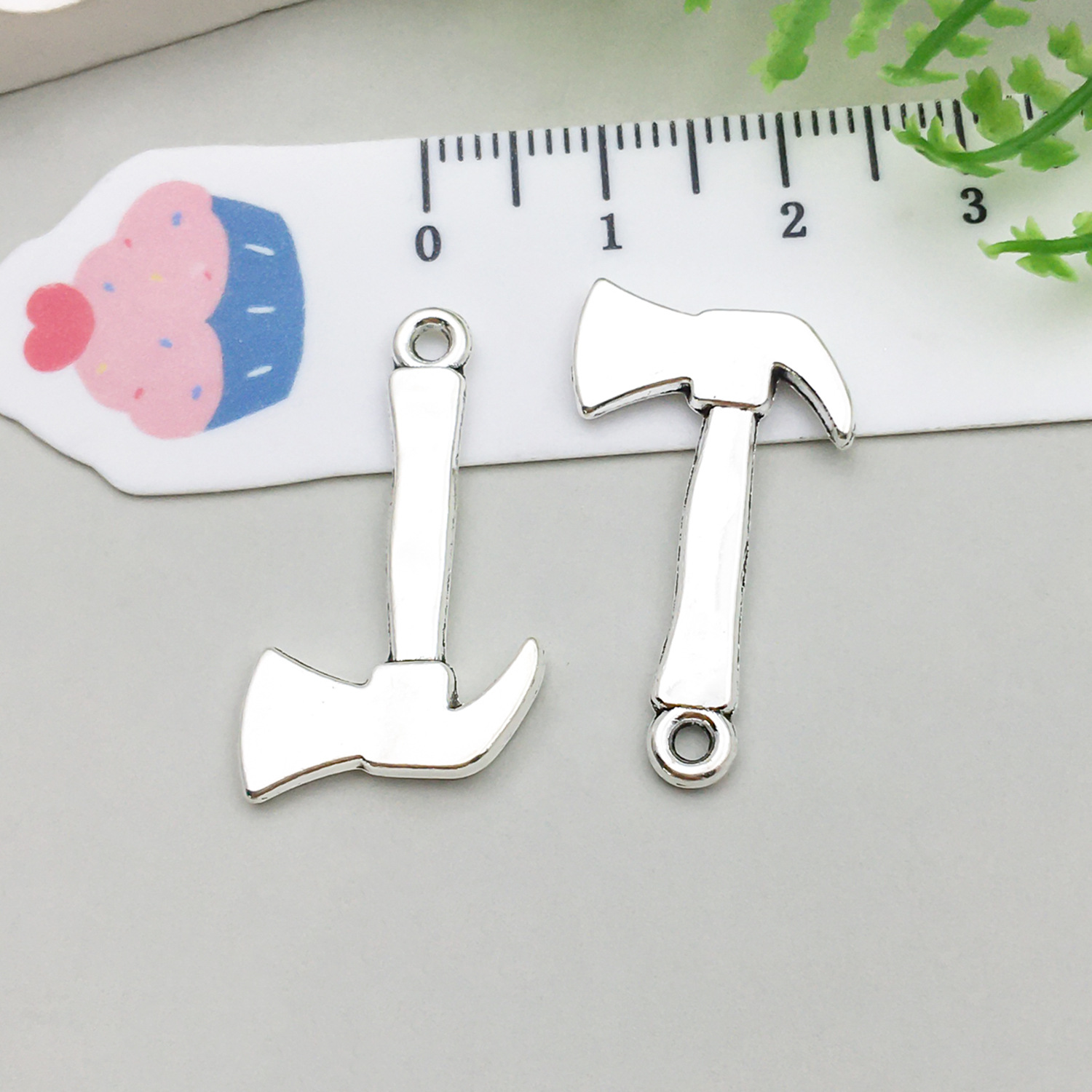 1 ancient silver tool ax 16*26mm-1.6g-8520