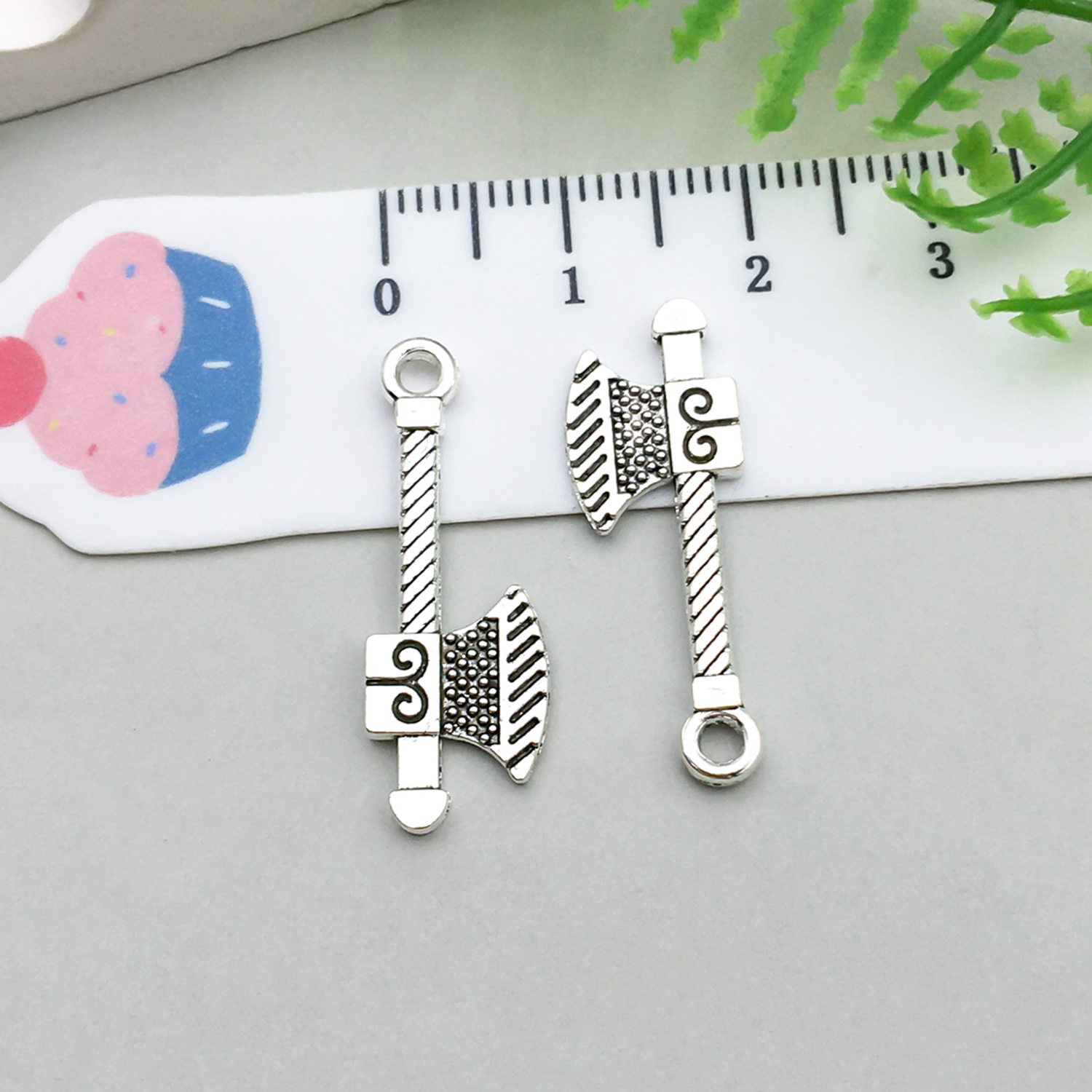 1 ancient silver tool ax 26*9mm-0.8g-15834