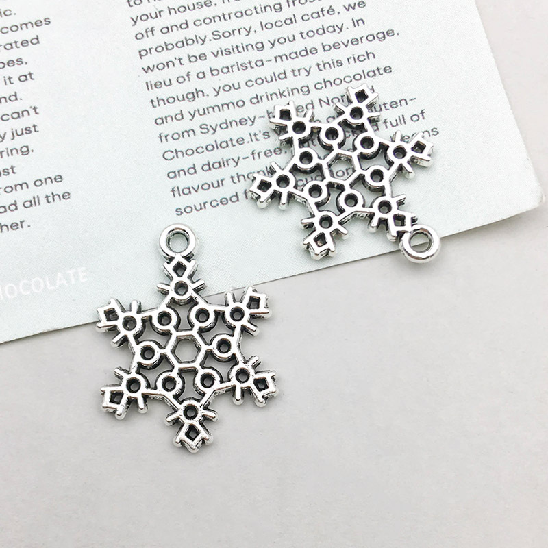 1 snowflake 17*22mm-1.3g-8391