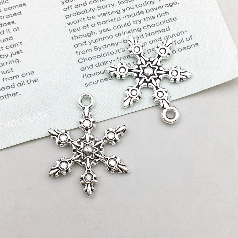 1 snowflake 17*23mm-1.2g-8394