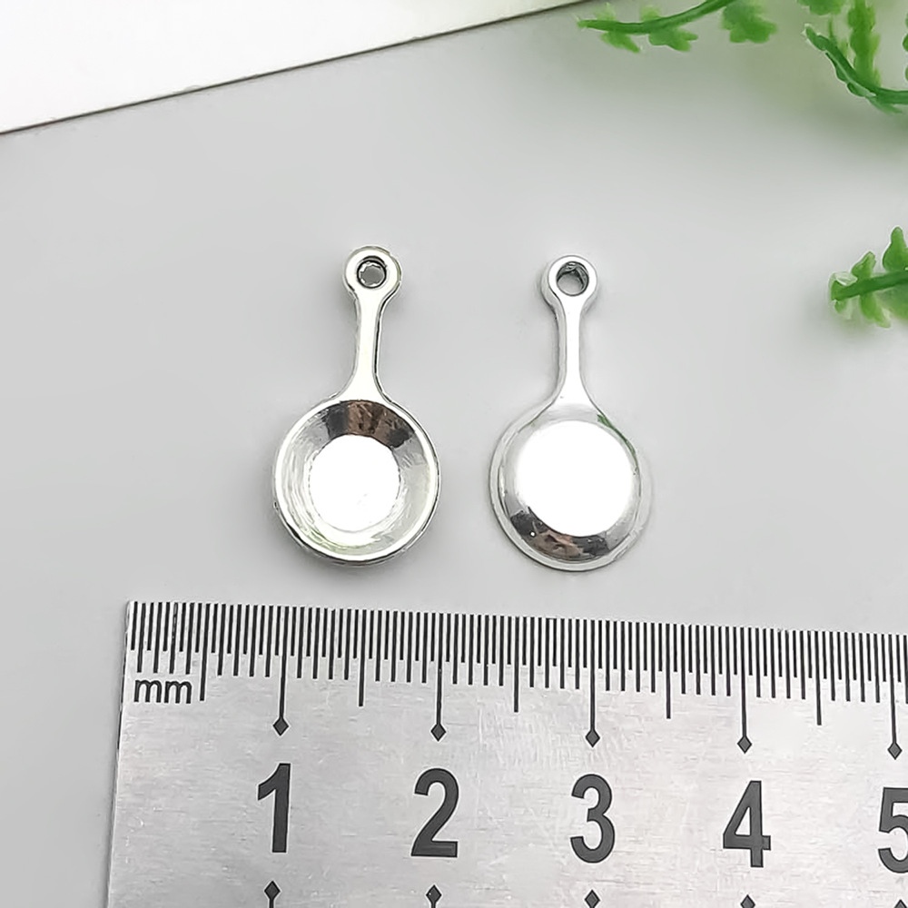 1 ancient silver tableware pot 10*21mm-1.1g-8835