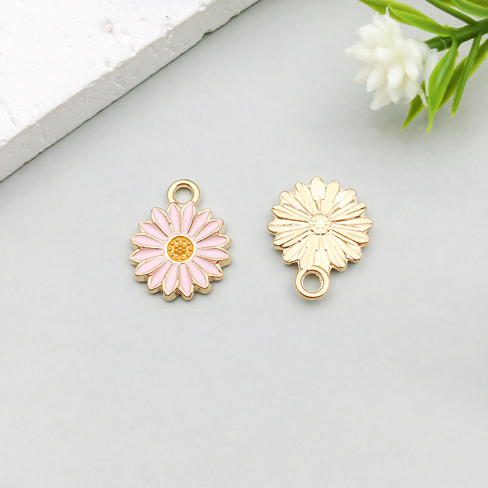 1 pink oil dripping chrysanthemum 13*16mm-1.1g-14788