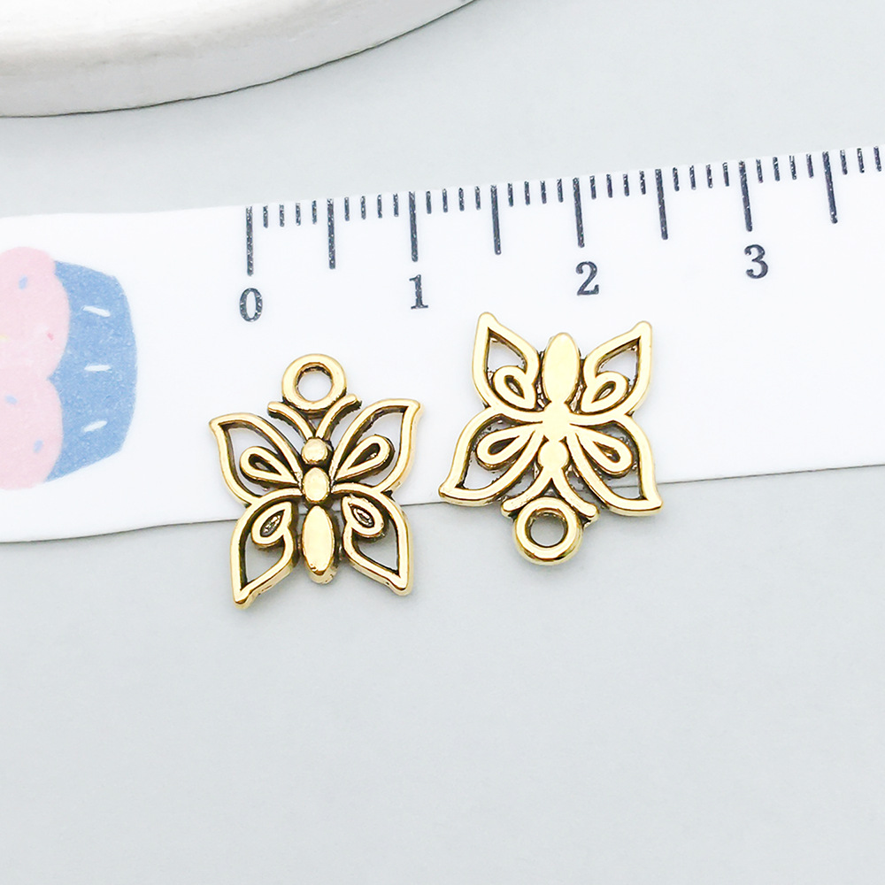 1 ancient gold butterfly 13*15mm-0.8g-20164