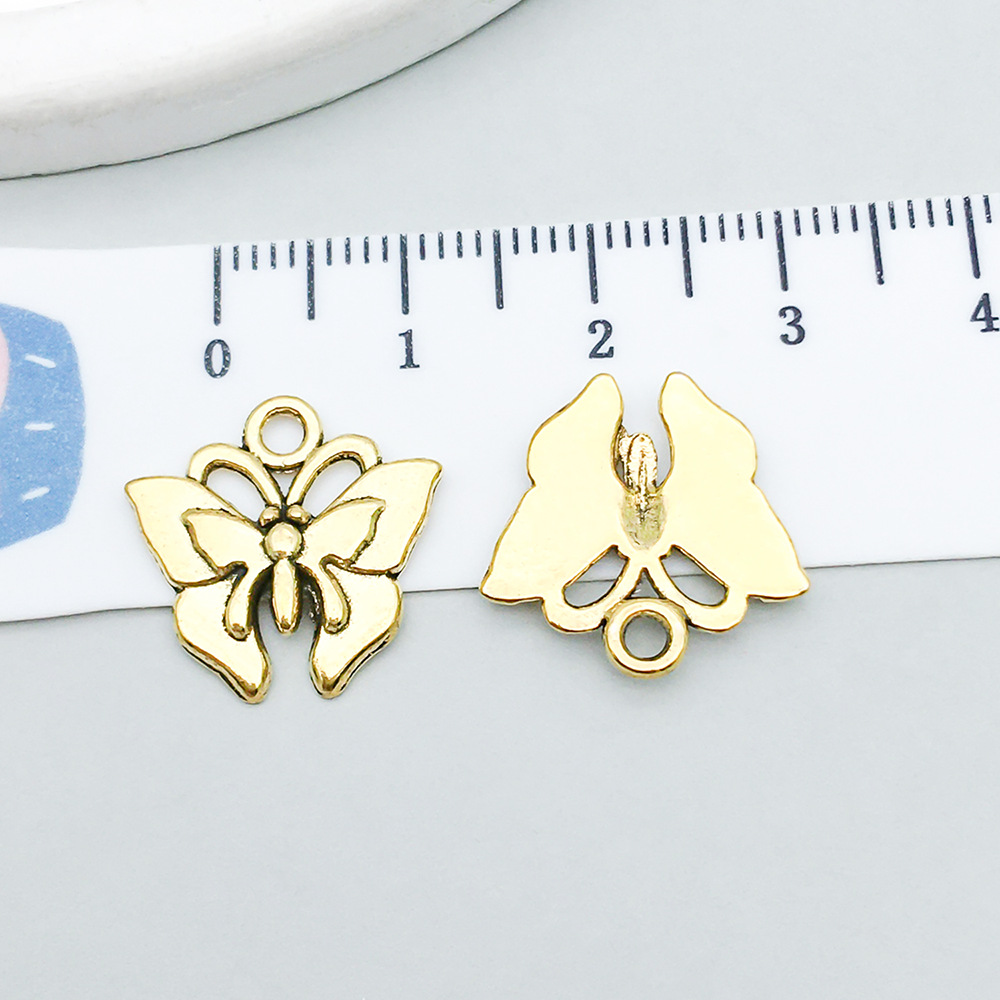 1 ancient gold butterfly 16*16mm-1g-20166