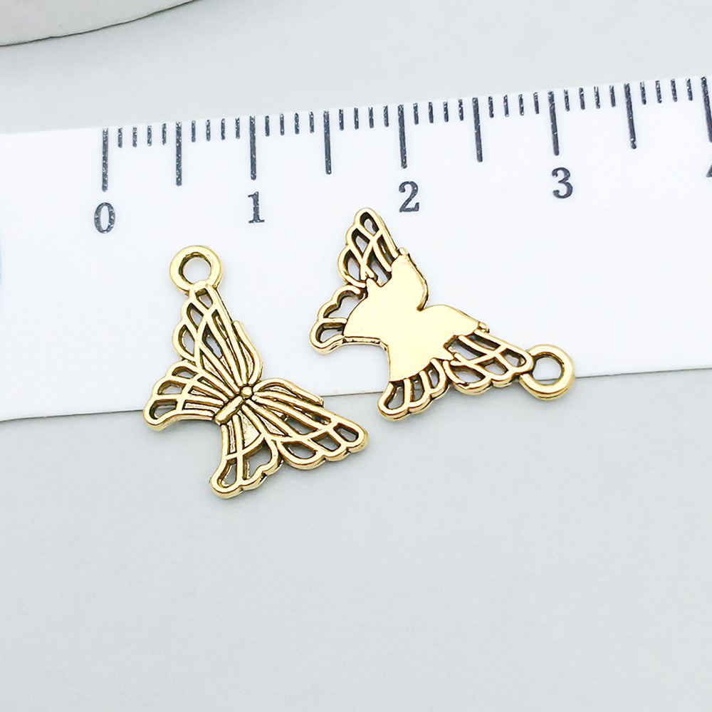 1 ancient gold butterfly 18*10mm-0.5g-20167