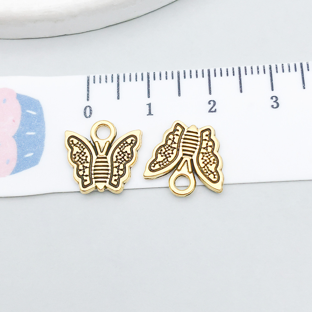 1 ancient gold butterfly 12*12mm-0.7g-20171