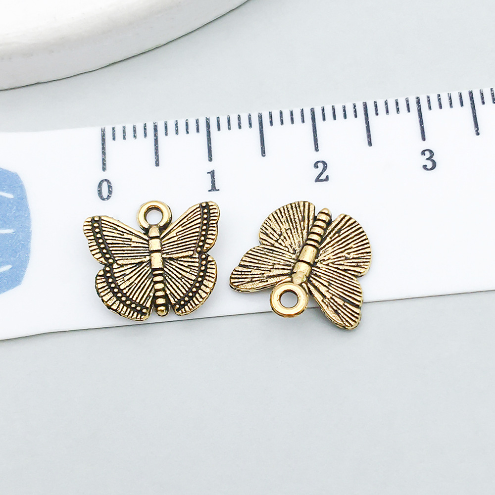 1 ancient gold butterfly 12*12mm-0.5g-20177