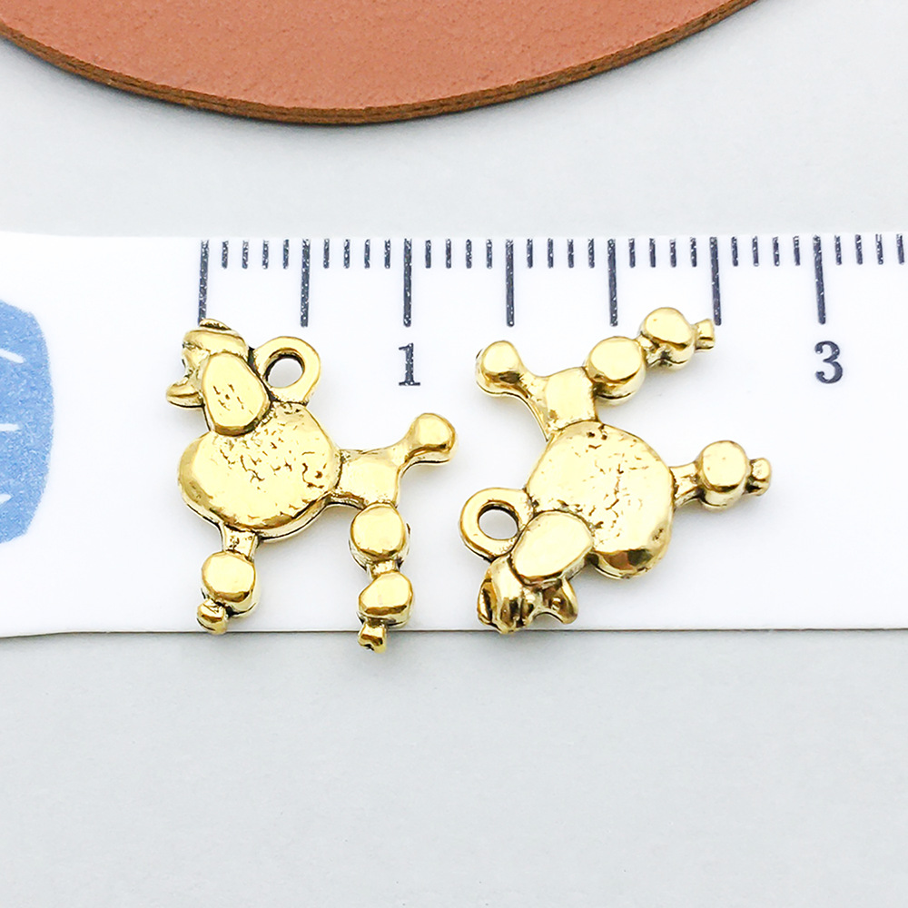 1 ancient gold fried dog 15*14mm-1.4g-20558