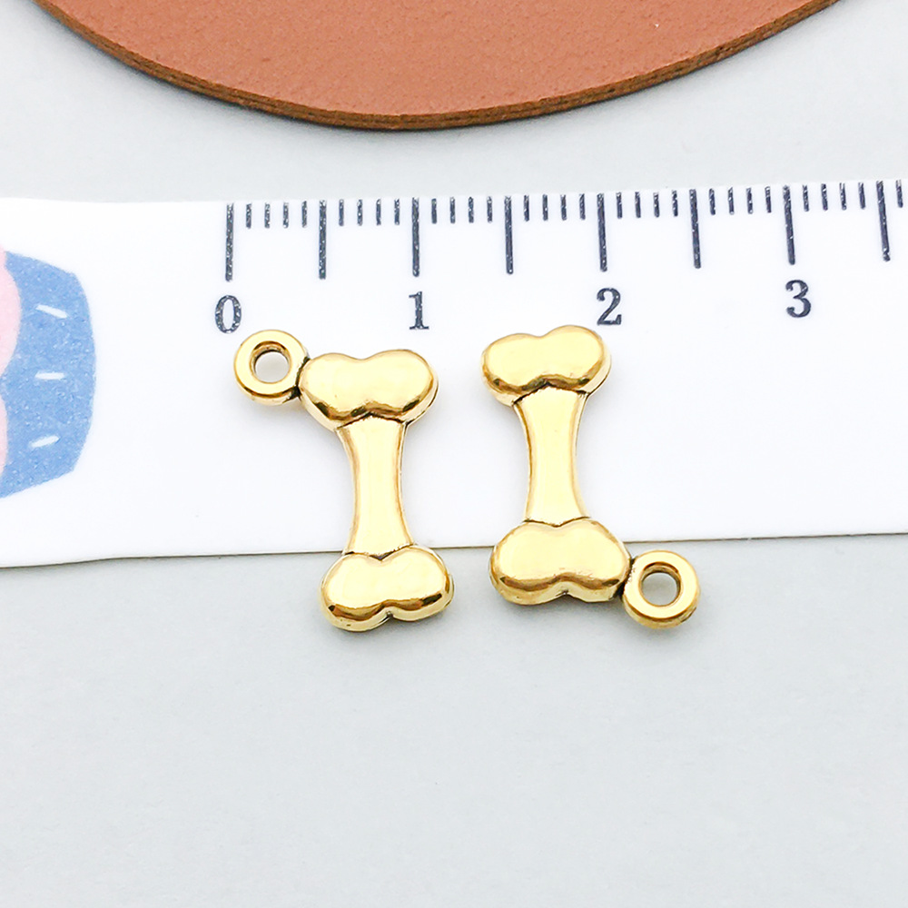 1 ancient gold bone 17*11mm-1g-20561