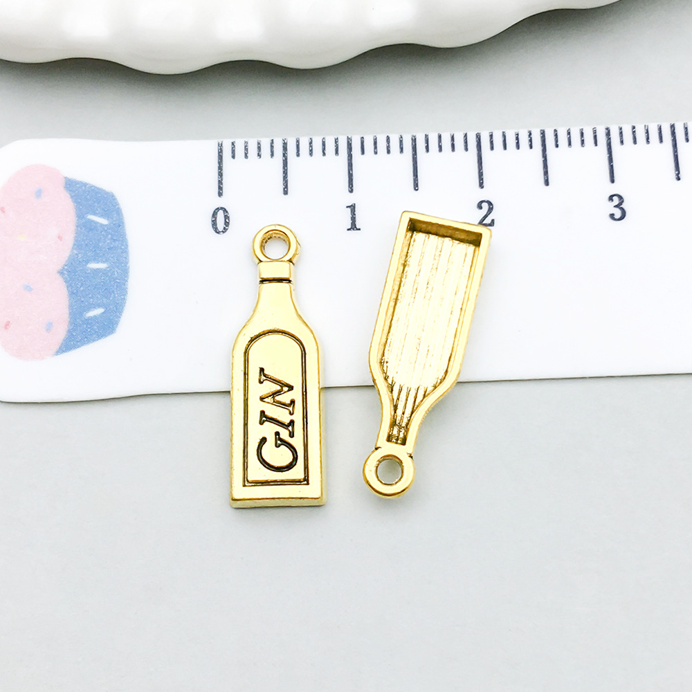 1 ancient gold wine bottle 7*20mm-0.9g-20750