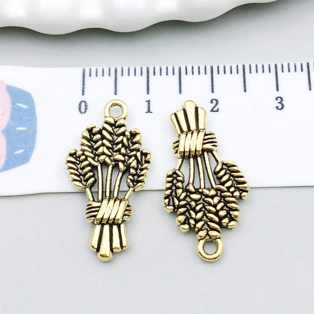 1 ancient gold red wine 13*24mm-1.7g-20754