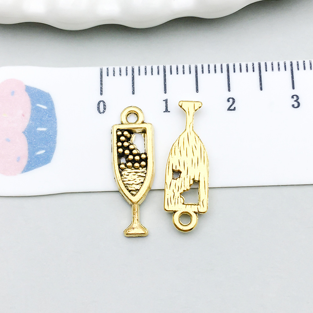 1 ancient gold wine glass 6*20mm-0.7g-20760