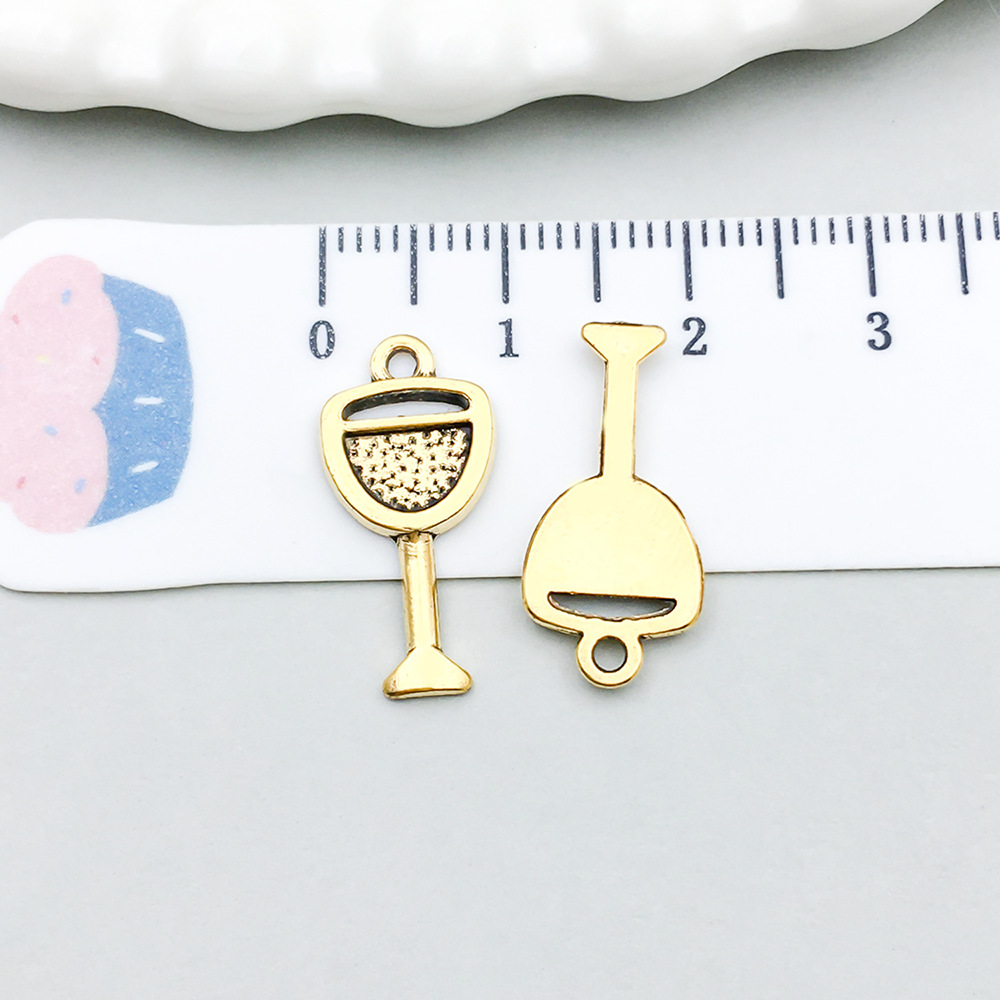 1 ancient gold wine glass 9*19mm-0.7g-20762