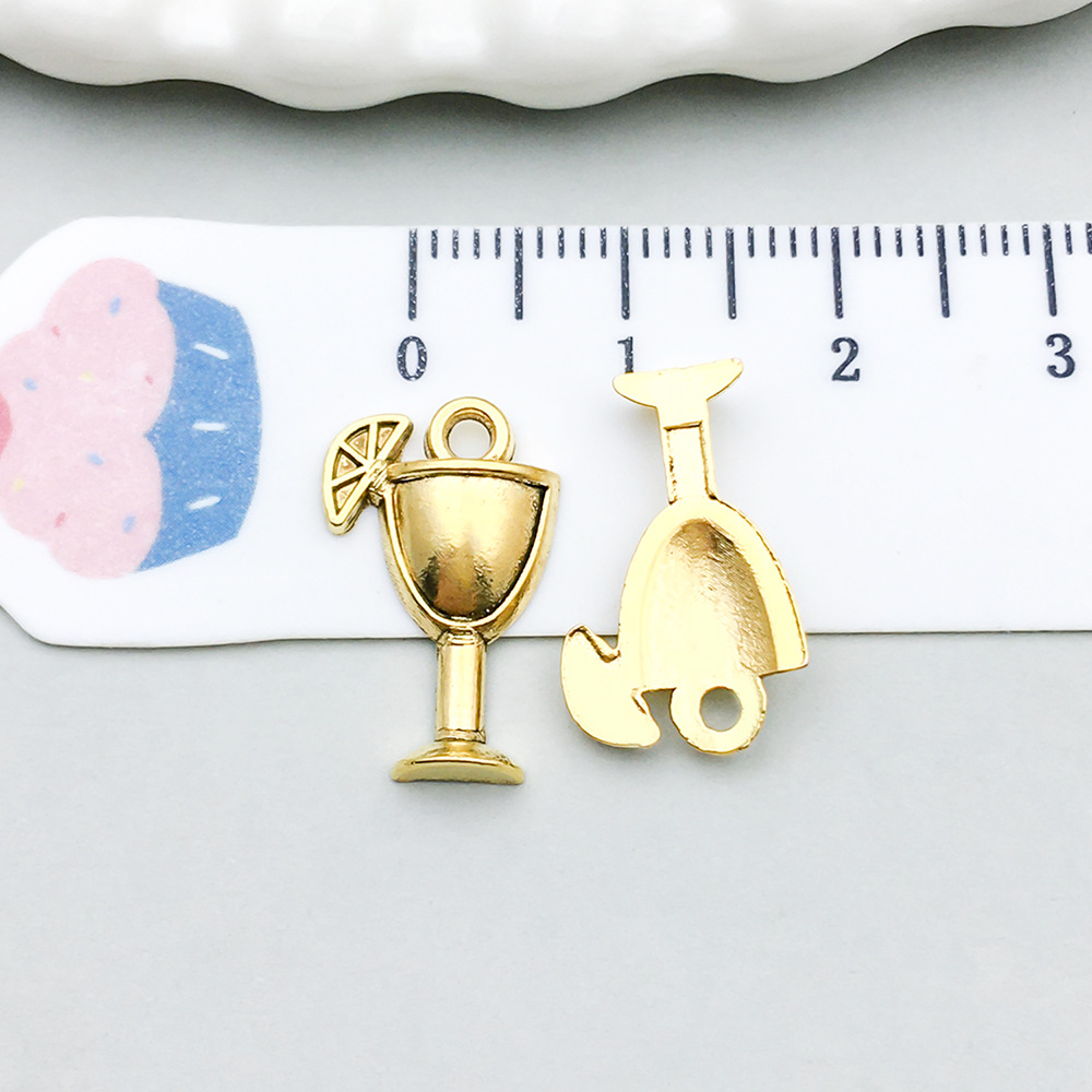 1 ancient gold wine glass 10*18mm-0.8g-20766