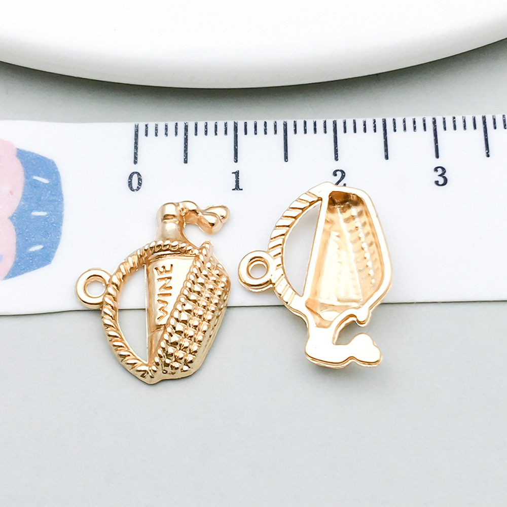 1 kc gold red wine basket 19*14mm-1.1g-20811