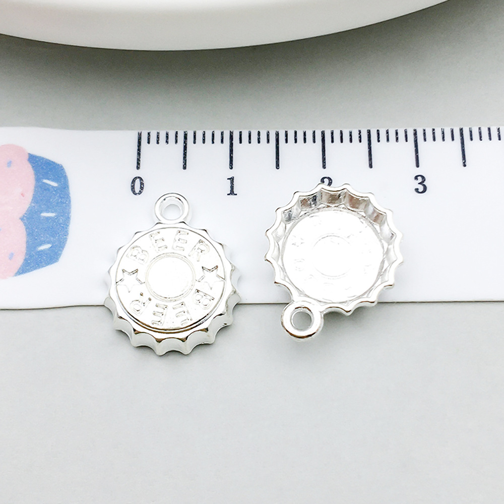 1 bright silver cap 14*17mm-1.2g-20791