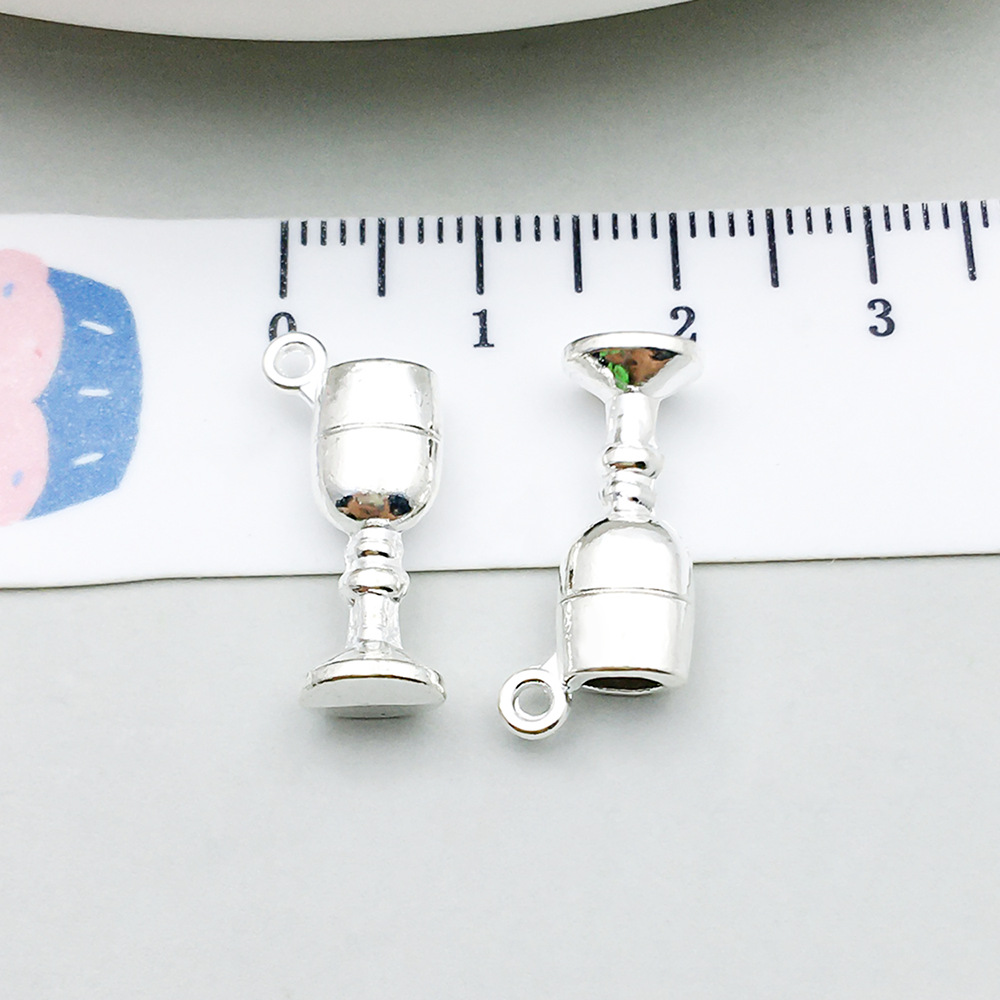 1 bright silver wine glass 9*21mm-1.5g-20797