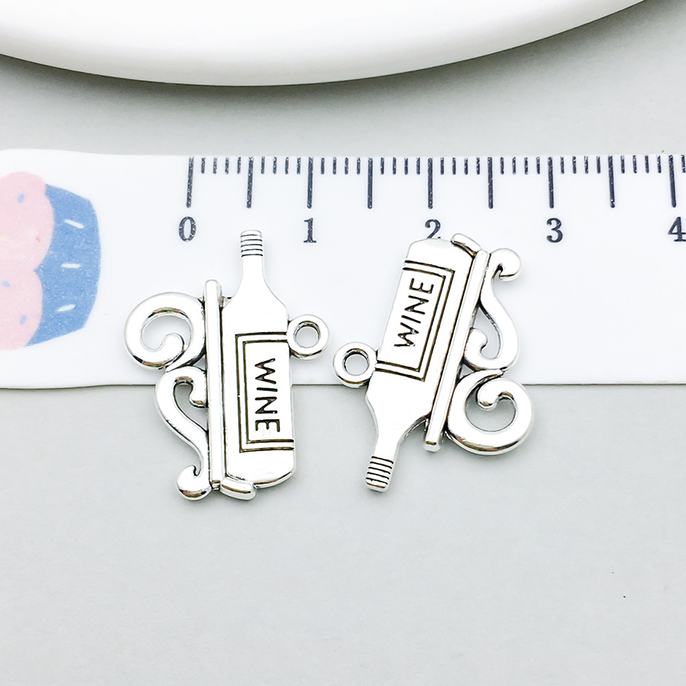 1 ancient silver wine bottle 11*22mm-1.7g-10559