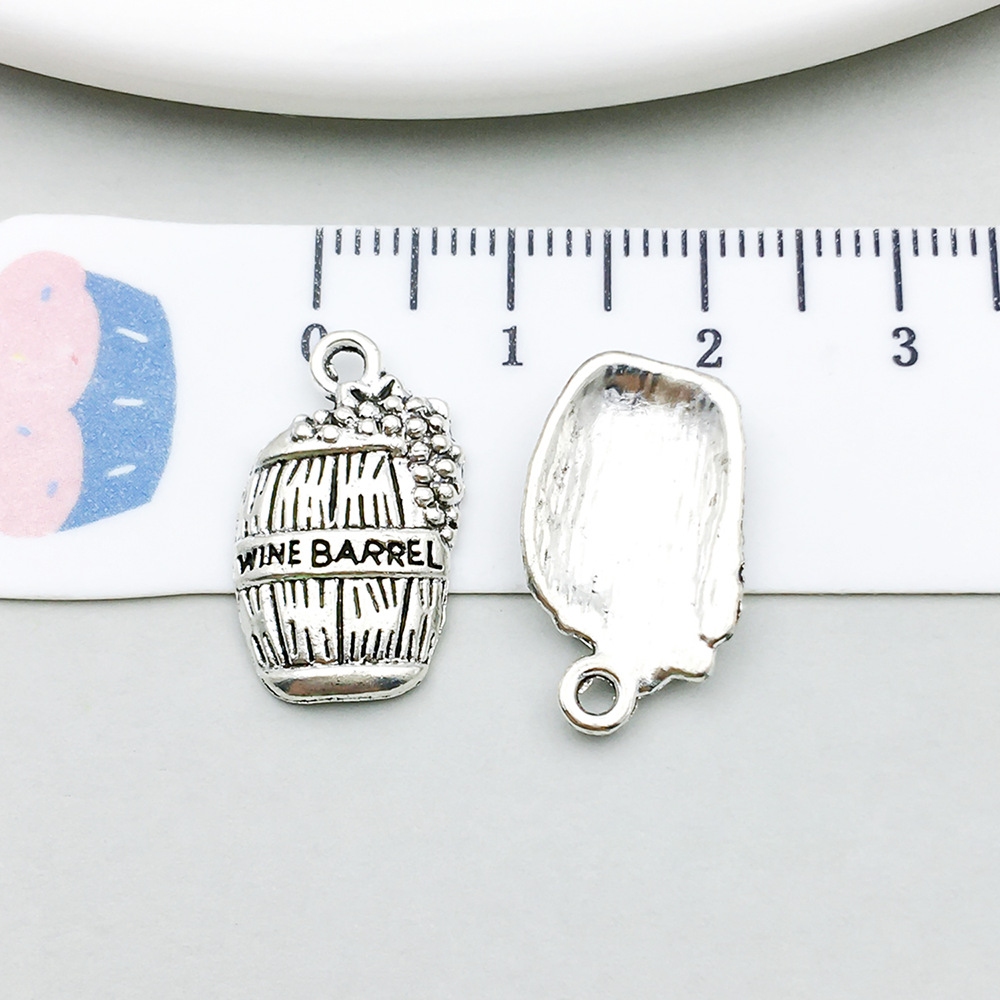 1 ancient silver wine bucket 11*19mm-1.1g-10561