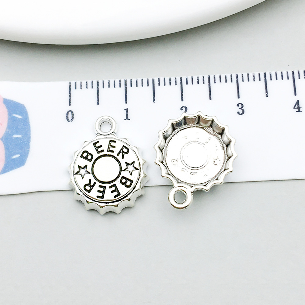 1 ancient silver cap 14*17mm-1.2g-12141