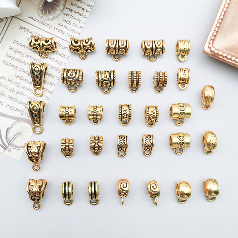 Big hole tee ancient gold 15 each 2 mixed 30