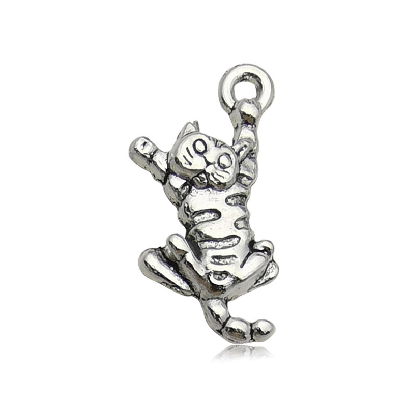 1 ancient silver cat 11x21mm-11294/1.2g