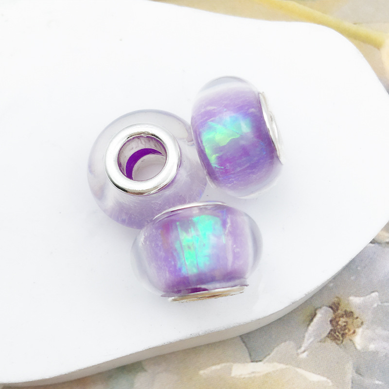 1 14801-purple AD beads 9*14 hole 5mm