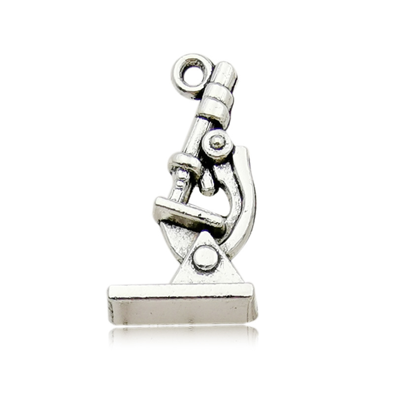 1 ancient silver microscope 10x19mm-10431/2.5g