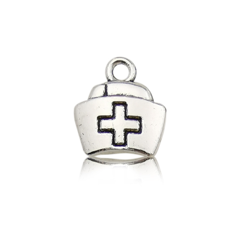 1 ancient silver nurse cap 11 × 12mm-10440/1.2g