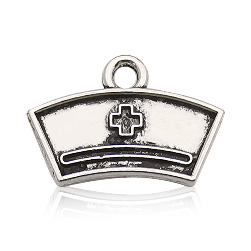 1 ancient silver nurse cap 20 × 13mm-12151/0.8g