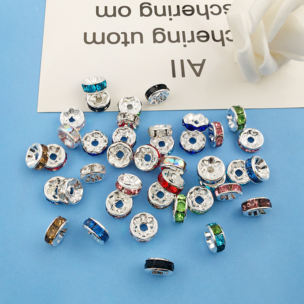 12 kinds of mixed 100 8mm spacer beads-HK639-23g