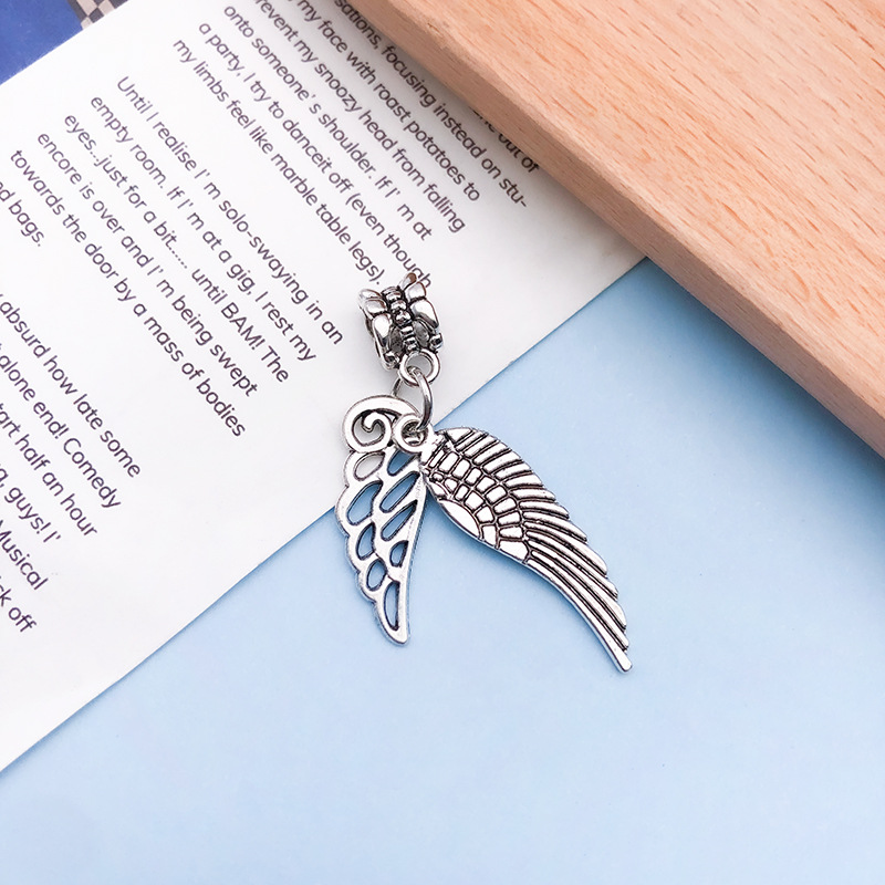 1 ancient silver wings 10x43mm-11467/2.4g