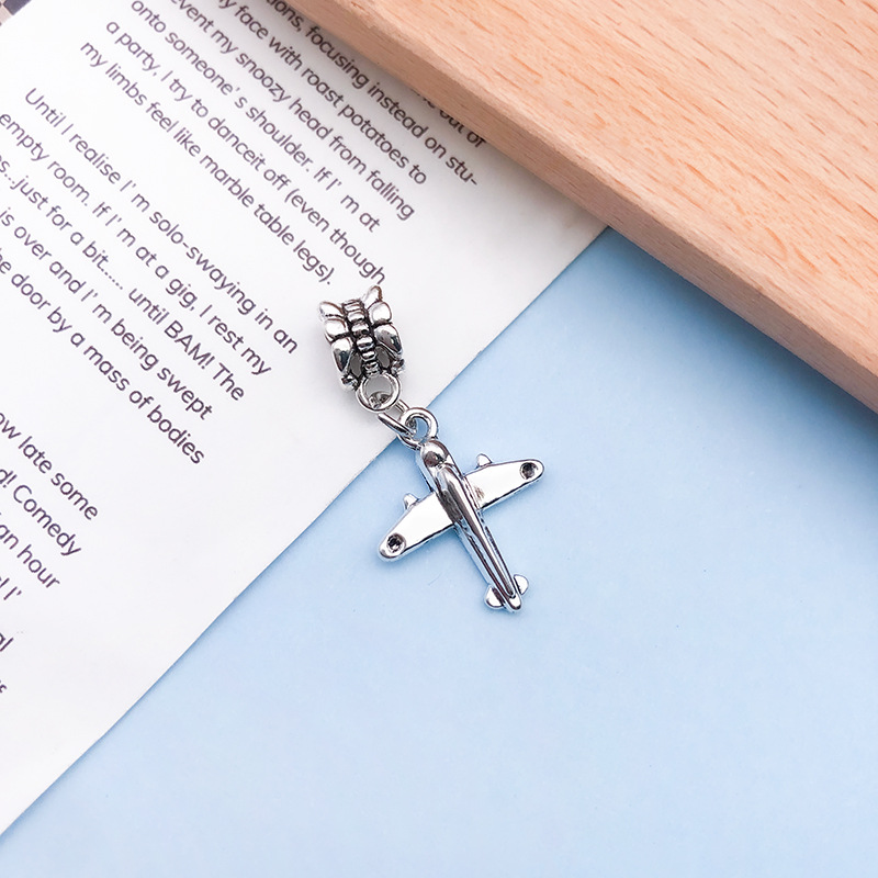 1 ancient silver aircraft 17x32mm-11495/1.84g