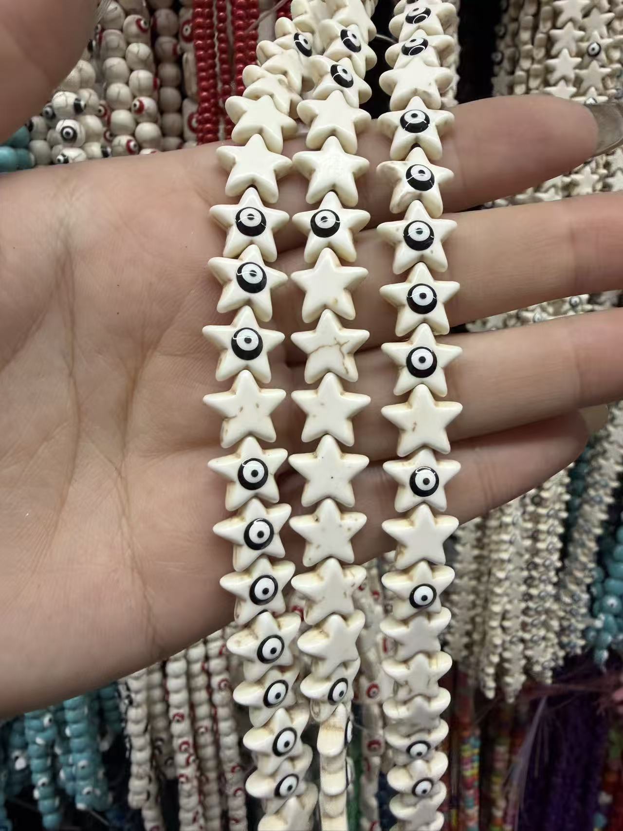 五角星黑眼睛12mm