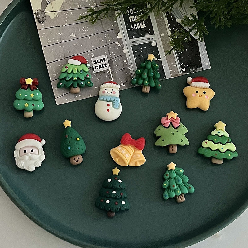 Christmas Tree   Snowman Collection * 12 pieces in total [Special Offer Combination] - Magnetic Type