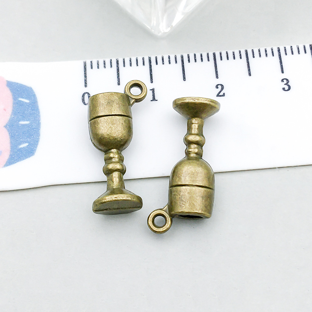 1 ancient green wine glass 9*21mm-1.5g-20777