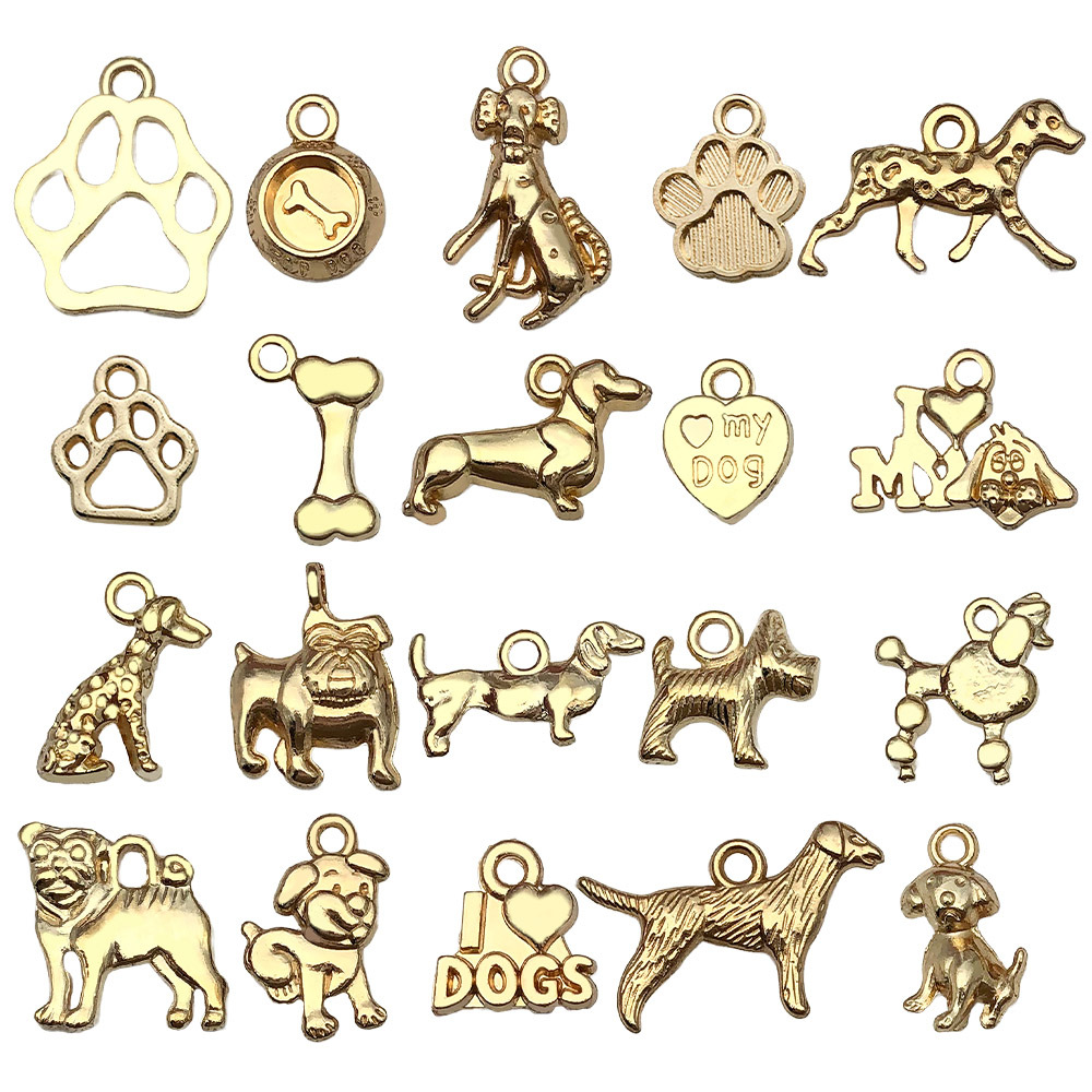 Mix 20pcs kc gold dog series-23.3g-sn860