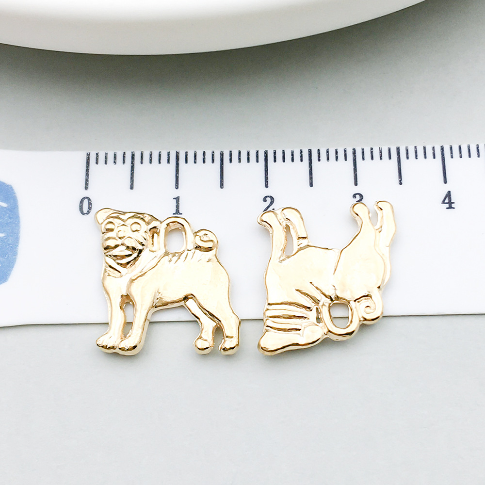 1 kc gold pug 16*15mm-1.6g-20522