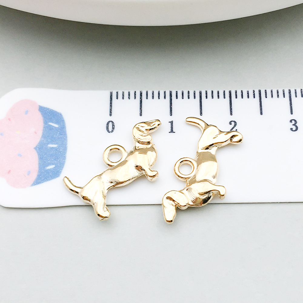 1 kc gold long dog 10*18mm-0.8g-20524