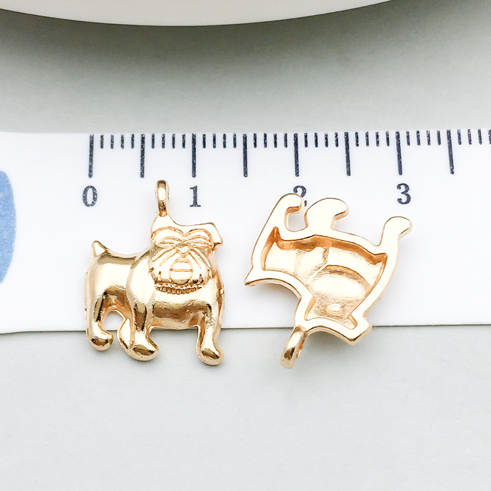 1 kc gold pug 17*13mm-1.1g-20526