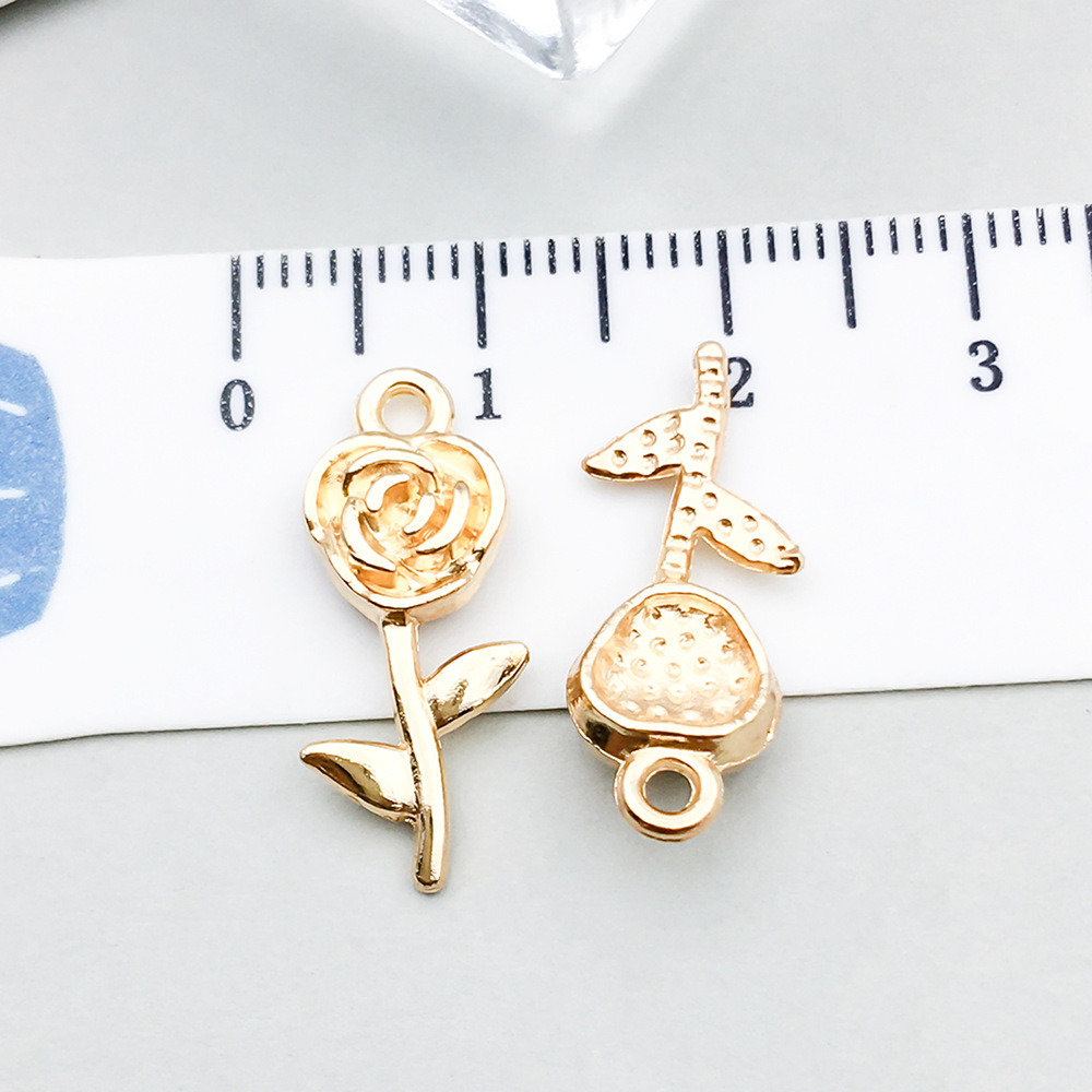 1 kc gold rose 21*9mm-0.9g-20500