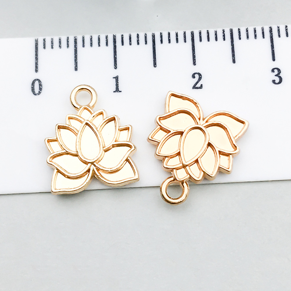 1 kc gold lotus 13*11mm-0.8g-20502